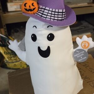 Kids Ghost Costume with Purple Hat